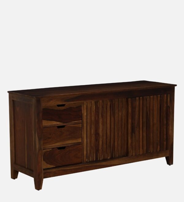 Brown Solid Wood Sideboard